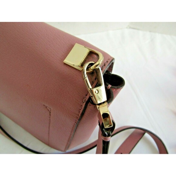 Kate Spade New York Crossbody Pink Coral Leather Bow Flap Detachable Strap - Picture 6 of 10